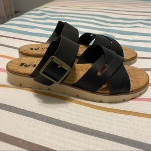 Korks Slip on Sandals